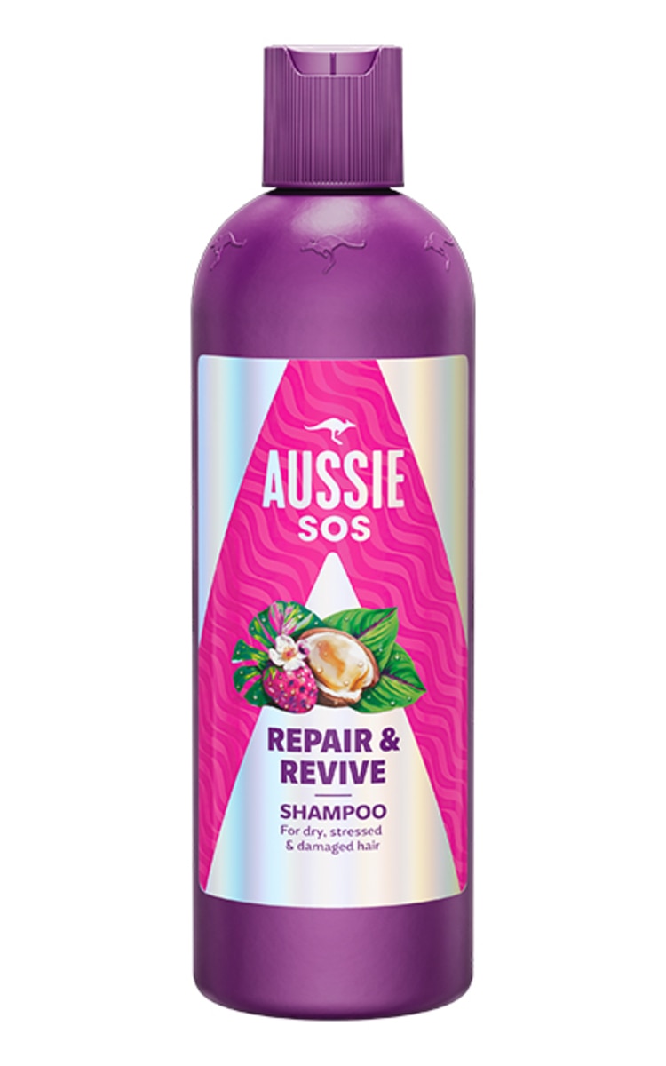 AUSSIE AUSSIE, SOS, REPAIR & REVIVE, plaukų šampūnas, 300 ml.