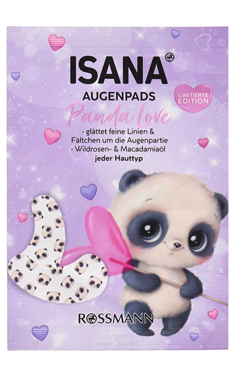 ISANA ISANA, PANDA LOVE, paakių kaukės, 2 vnt.