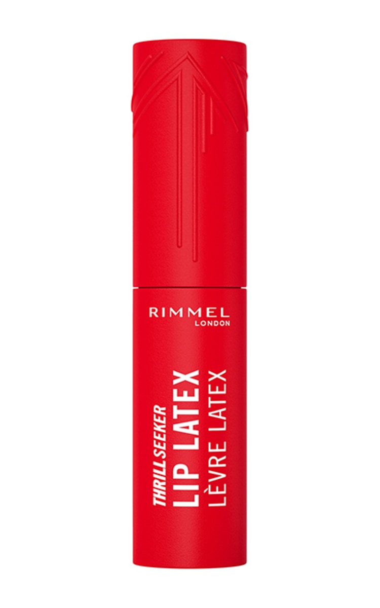 RIMMEL RIMMEL, THRILL SEEKER, LIP LATEX, skysti lūpų dažai, 350 SPICY, 6 ml. 350 SPICY