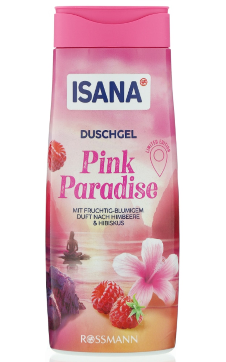 ISANA ISANA, PINK PARADISE, dušo gelis, 300 ml.