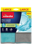  VILEDA undefined VILEDA, PRO CLEAN, mikropluošto šluostės, 2 vnt.  