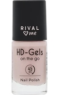 RIVAL LOVES ME, HD-GELS ON THE GO, nagų lakas, 39 DUSTY BLUSH, 9 ml.