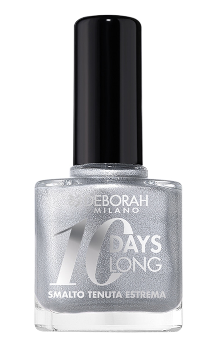 DEBORAH MILANO DEBORAH MILANO, 10 DAYS LONG, nagų lakas, 917 SILVER, 11 ml 917 SILVER