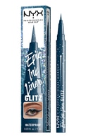 NYX PROFESSIONAL MAKEUP, EPIC INK GLITZ, skystas akių apvadas, DENIM DAZZLE, 1 vnt.
