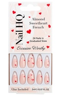  NAIL HQ undefined NAIL HQ, ALMOND SWEETHEART FRENCH, dirbtiniai nagai, 1 vnt  