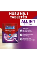 SOMAT, ALL IN ONE EXTRA, indaplovių tabletės, 75 vnt.