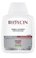 BIOXCIN, šampūnas nuo plaukų slinkimo normaliems, sausiems plaukams, 300 ml.