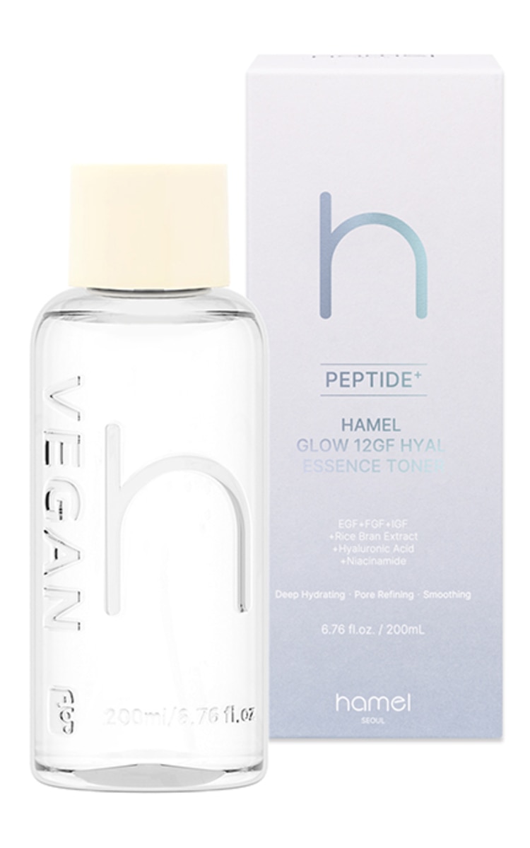 HAMEL HAMEL, GLOW 12GF HYAL, ESSENCE, tonizuojantis vanduo, 200 ml.