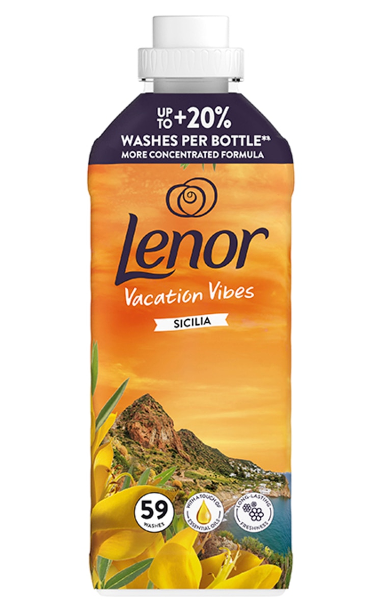 LENOR LENOR, SICILIA, minkštiklis, 59 skalbimai, 1239 ml.