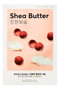  undefined undefined MISSHA, AIRY FIT SHEET MASK, SHEA BUTTER, maitinamoji veido kaukė, 1 vnt.  