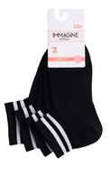IMMAGINE, ITALIANA, 986, moteriškos kojinės, 36-38, BLACK, 2 poros