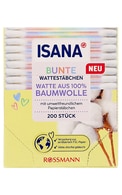 ISANA, spalvoti vatos pagaliukai, 200 vnt. ISANA undefined ISANA, spalvoti vatos pagaliukai, 200 vnt.