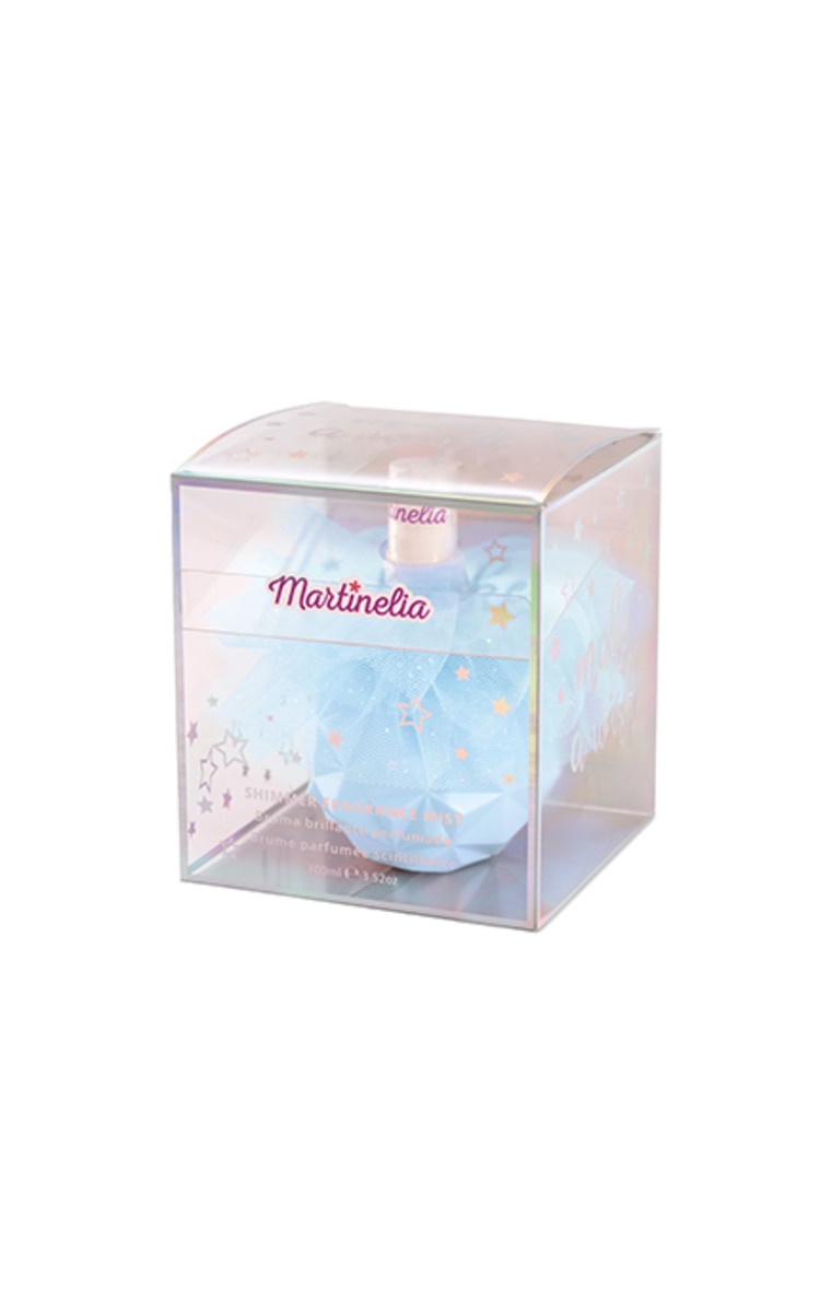 MARTINELIA MARTINELIA, kvepianti kūno dulksna, SHIMMER žydra, 100 ml.