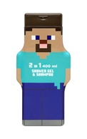 MINECRAFT STEVE 3D, dušo želė ir šampūnas 2 in 1, 400 ml.