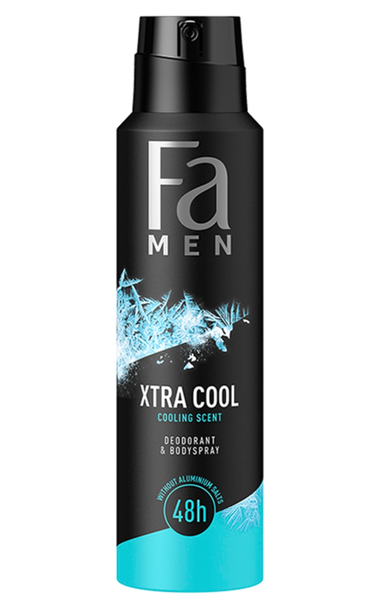 FA FA, MEN COOL EXTREME, aerozolinis dezodorantas, 150 ml 150 ml