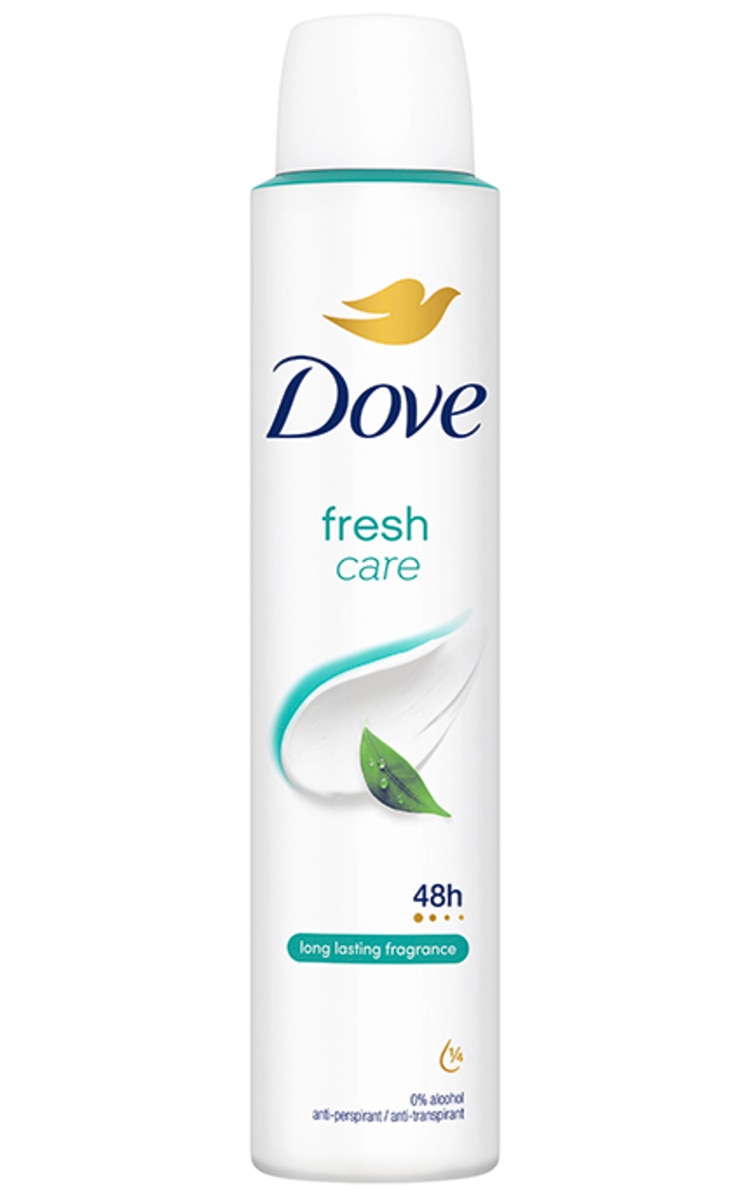 DOVE DOVE, FRESH CARE, moteriškas purškiamas dezodorantas, 200 ml.