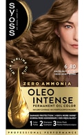  SYOSS OLEO INTENSE undefined SYOSS OLEO INTENSE, plaukų dažai, 6-80 Riešuto atspalvio šviesus, rink.  