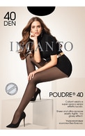 INCANTO, POUDRE, moteriškos pėdkelnės, 40 den, NERO 3, 1 vnt.