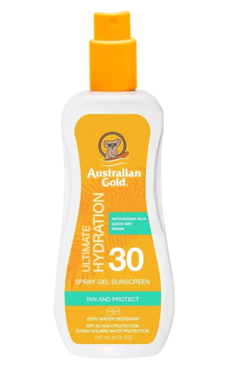AUSTRALIAN GOLD AUSTRALIAN GOLD, purškiamas apsaugos nuo saulės pienelis, SPF30, 237 ml.