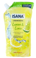  ISANA undefined ISANA, LEMON &&nbsp;LIME, kreminis muilas, papildymas, 1000 ml.  