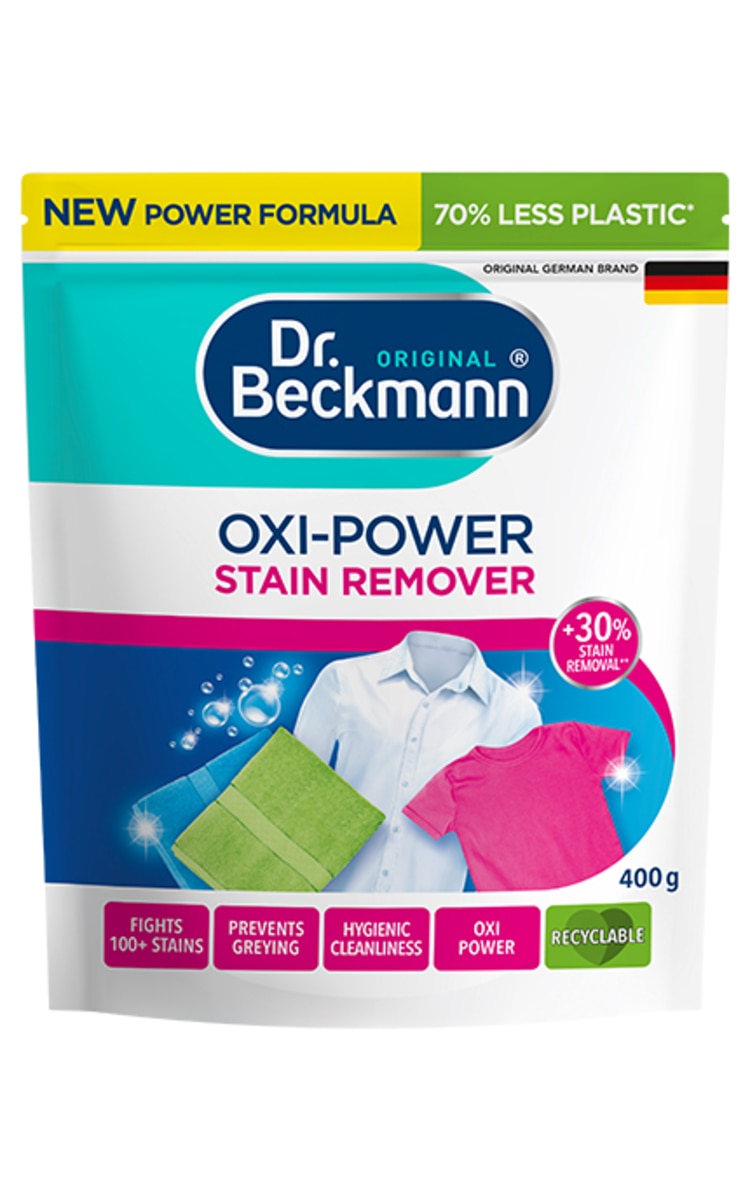 DR. BECKMANN DR. BECKMANN, OXI-POWER, dėmių valiklis, 400 g.