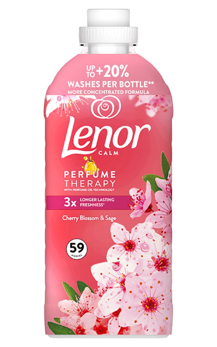 LENOR LENOR, CHERRY BLOSSOM & SAGE, minkštiklis, 59 skalbimai, 1239 ml.