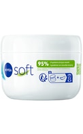 NIVEA, SOFT, drėkinamasis kremas veidui, kūnui ir rankoms, 375 ml