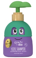  undefined undefined HISKIN, CRAZY FOR KIDS, vaikiškas plaukų šampūnas, PAISFLORŲ KVAPO, 300 ml.  