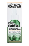 L'OREAL PARIS, MEN EXPERT, DERMA CONTROL, NIACINAMIDE, serumas nuo odos išbėrimo su niacinamidu, 30 ml.