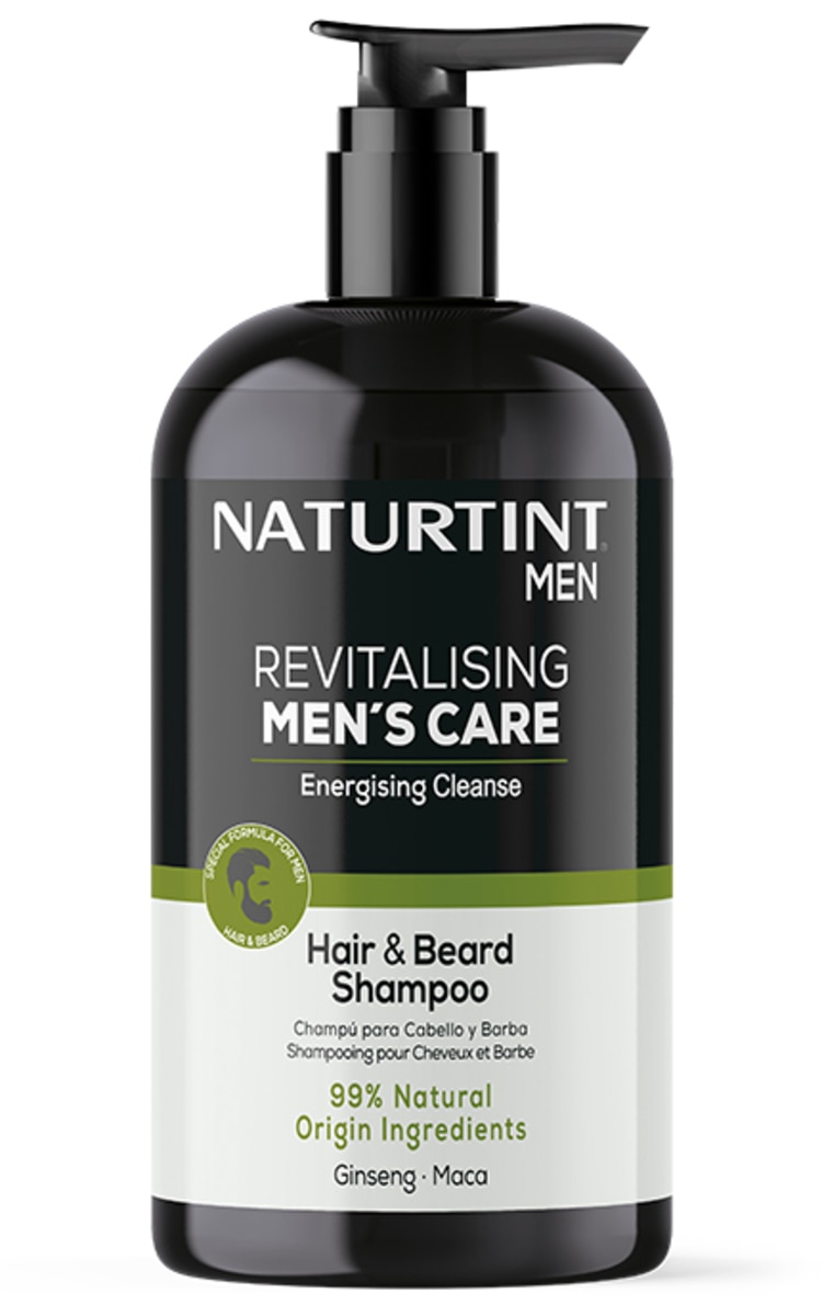 NATURTINT NATURTINT, šampūnas plaukams ir barzdai, 500 ml.