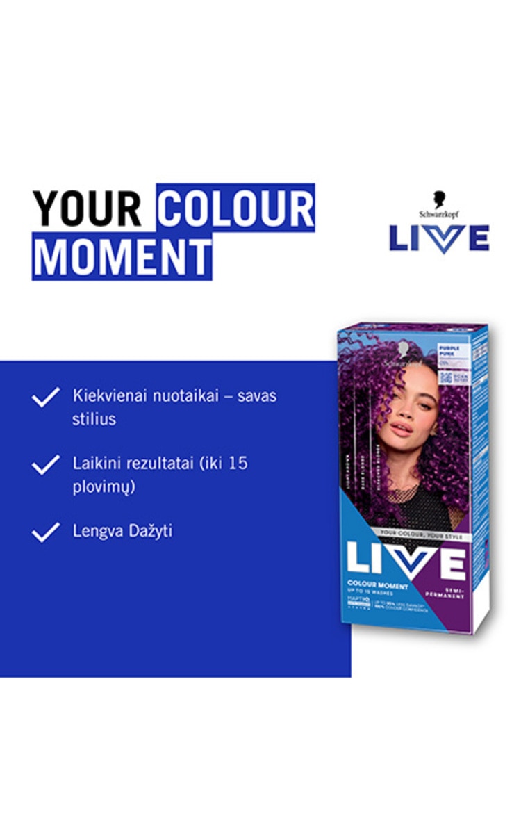 SCHWARZKOPF LIVE, ULTRA BRIGHTS OR PASTEL, plaukų dažai, 094