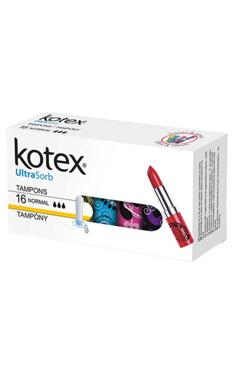 KOTEX KOTEX, NORMAL, tamponai, 16 vnt.