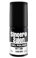 SINCERO SALON, gelinis nagų lakas, 953 ALPINE SNOW, 6 ml.
