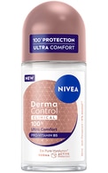  NIVEA undefined NIVEA, DERMA CONTROL CLINICAL 100 H, ULTRA COMFORT, rutulinis antiperspirantas moterims, 50 ml.  