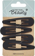  FOR YOUR BEAUTY undefined FOR YOUR BEAUTY, ALISSA, plaukų segtukai, juodi, 4 vnt.&nbsp; 