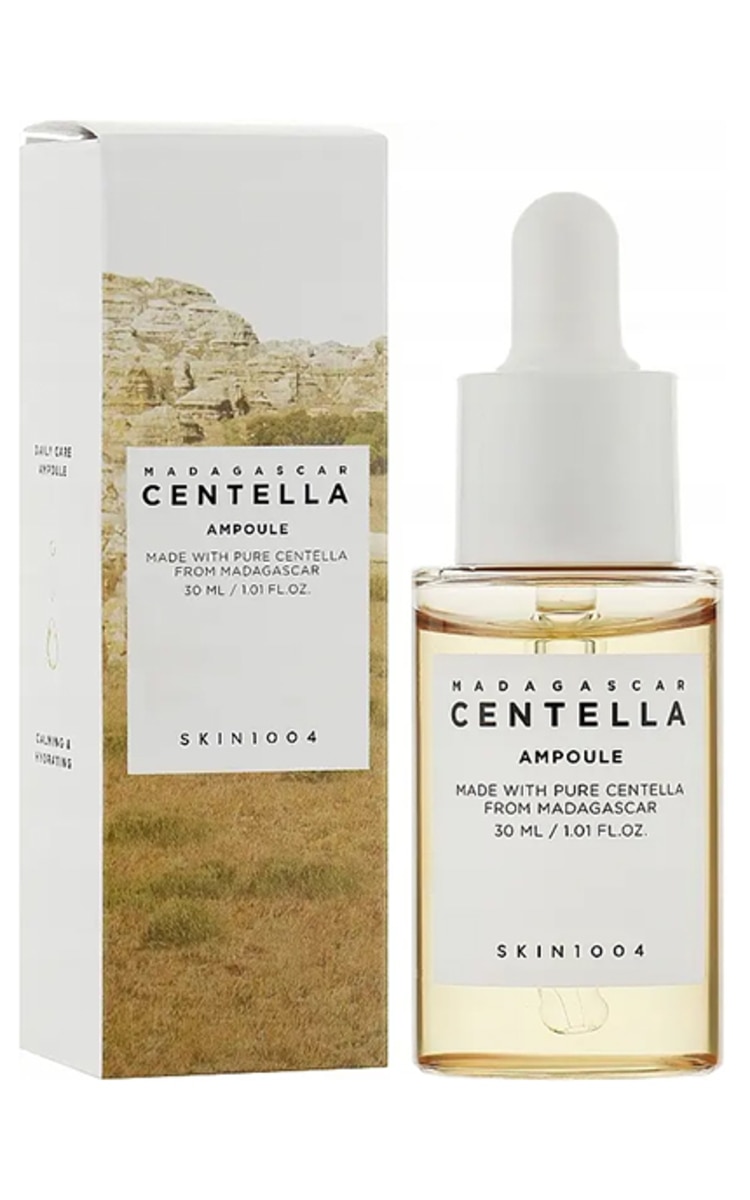 SKIN1004, MADAGASCAR, CENTELLA, AMPOULE, veido serumas, 30 ml.
