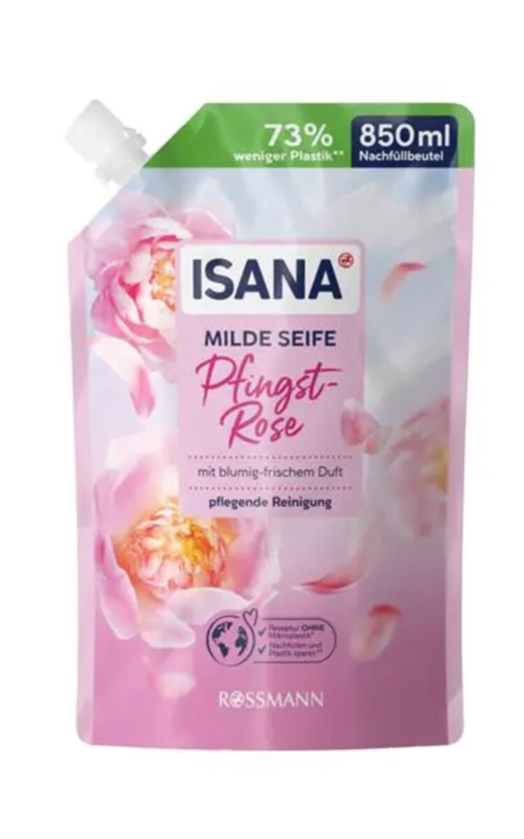 ISANA ISANA, skystas muilas, BIJŪNAI, papildymas, 850 ml.
