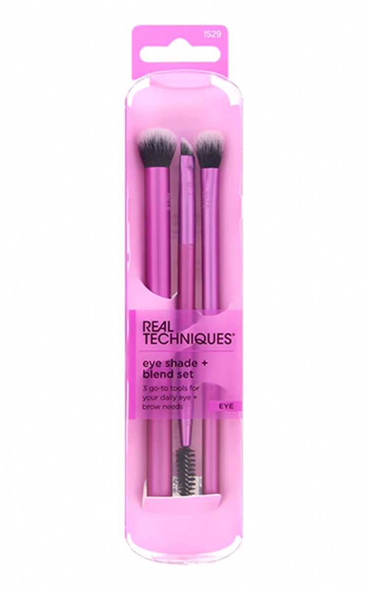 REAL TECHNIQUES REAL TECHNIQUES, EYE SHADE + BLEND, makiažo šepetėlių rinkinys, 1 vnt.