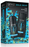  STR8 undefined STR8, WILD BEAT, purškiamo dezodoranto ir dušo gelio rinkinys, 150 ml + 250 ml.  