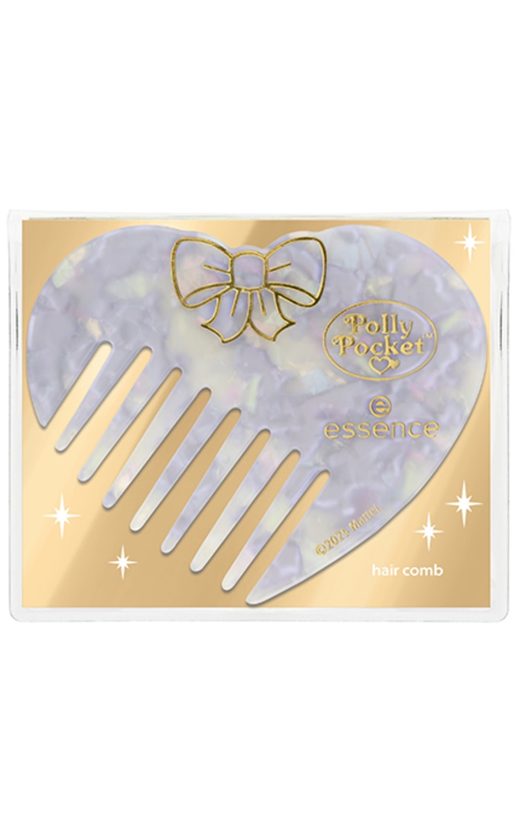 ESSENCE ESSENCE, POLLY POCKET, HAIR COMB, palukų aksesuaras, 01 A POLLY KINDA MOOD!, 1 vnt.