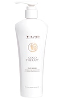 T-LAB PROFESSIONAL, COCO THERAPY Duo Mask, sausų ir pažeistų plaukų kaukė, 300 ml