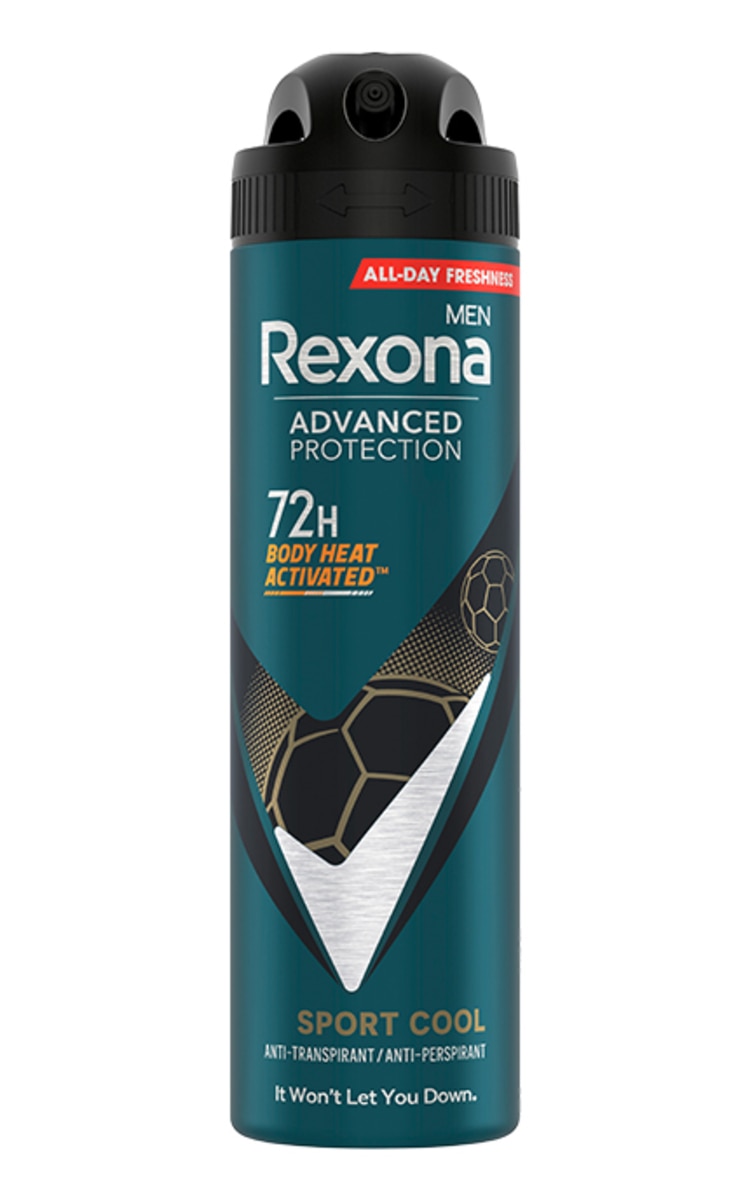 REXONA REXONA, SPORT COOL, purškiamas vyriškas dezodorantas, 150 ml. 150 ml