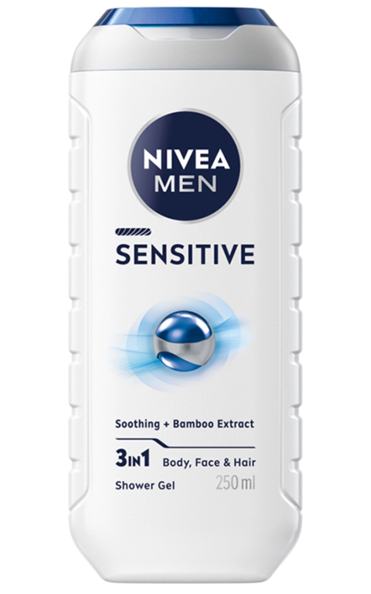 NIVEA MEN NIVEA MEN , SENSITIVE, dušo želė vyrams, 250 ml 250 ml