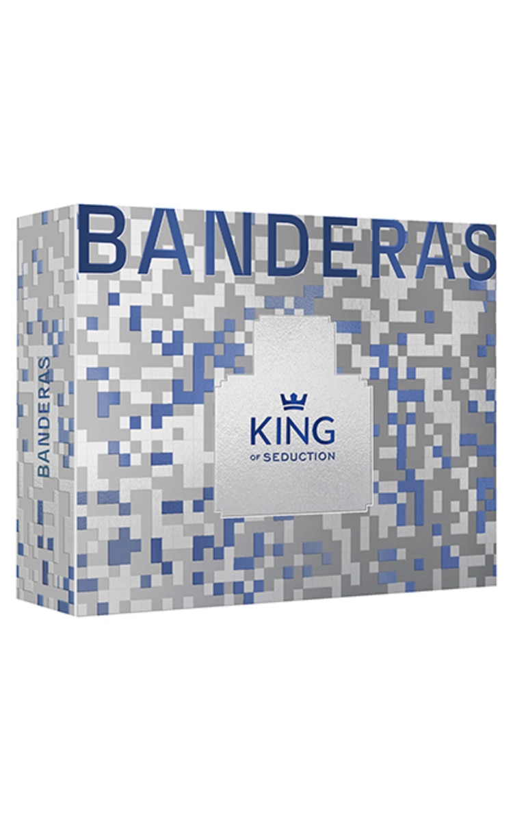 ANTONIO BANDERAS ANTONIO BANDERAS, KING OF SEDUCTION, vyriškas tualetinis vanduo 50 ml. + losjonas po skutimosi 75 ml. 1 vnt.