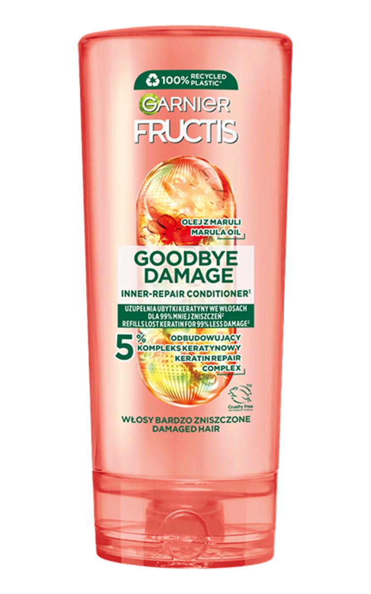 GARNIER FRUCTIS GARNIER FRUCTIS, GOODBYE DAMAGE, atkuriamasis balzamas pažeistiems plaukams, 200 ml 200 ml