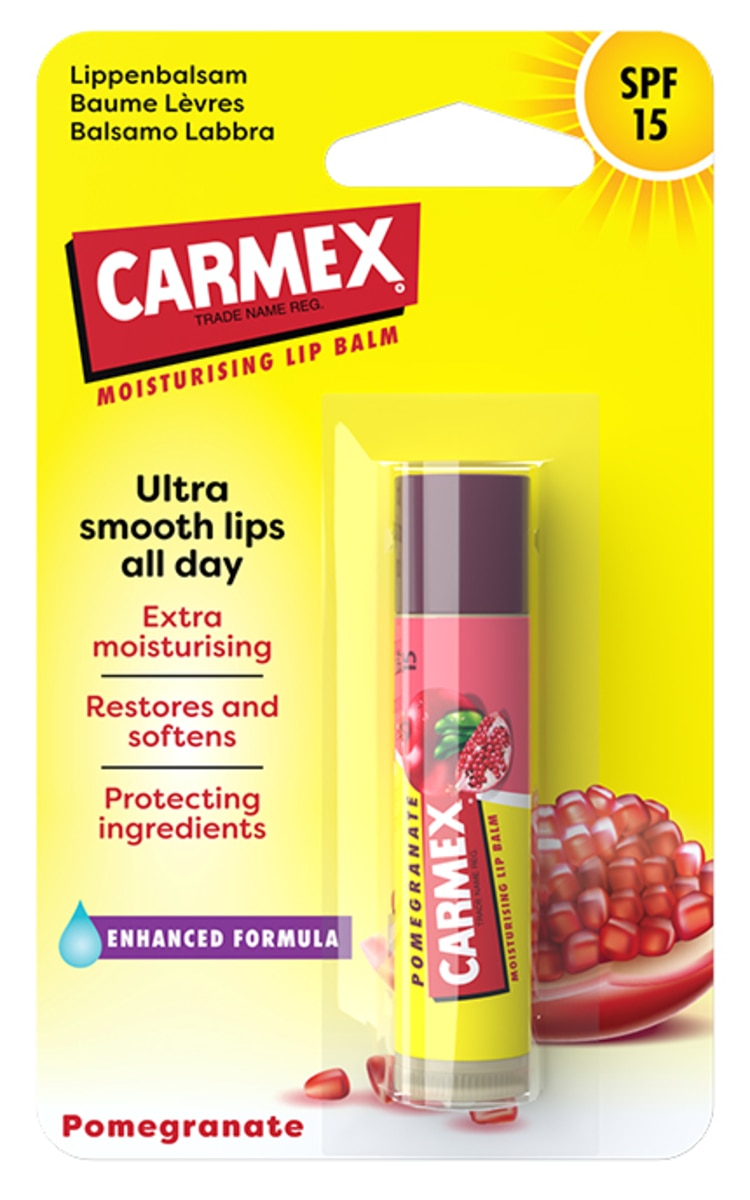 CARMEX CARMEX, PREMIUM, granatų skonio lūpų balzamas, 4,25 g. 4,3 ml