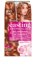 L'OREAL PARIS, CASTING CREME GLOSS, plaukų dažai, 645 AMBER, 1 vnt.
