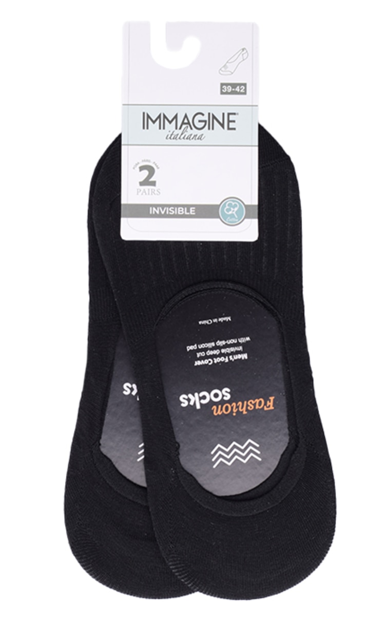IMMAGINE IMAGINE, ITATALIANA, vyriškos pėdutės art. 487, BLACK, 39-42, 2 poros 39-42