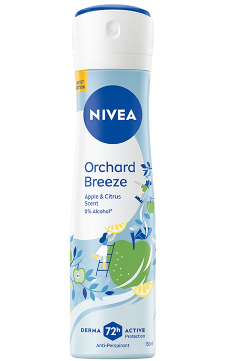 NIVEA NIVEA, ORCHARD BREEZE, purškiamas antiperspirantas, 150 ml.