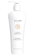 T-LAB PROFESSIONAL, COCO THERAPY Duo Mask, sausų ir pažeistų plaukų kaukė, 300 ml T-LAB PROFESSIONAL undefined T-LAB PROFESSIONAL, COCO THERAPY Duo Mask, sausų ir pažeistų plaukų kaukė, 300 ml